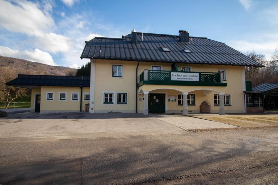 Gasthaus Ueberfuhr Elsbethen Buitenkant foto